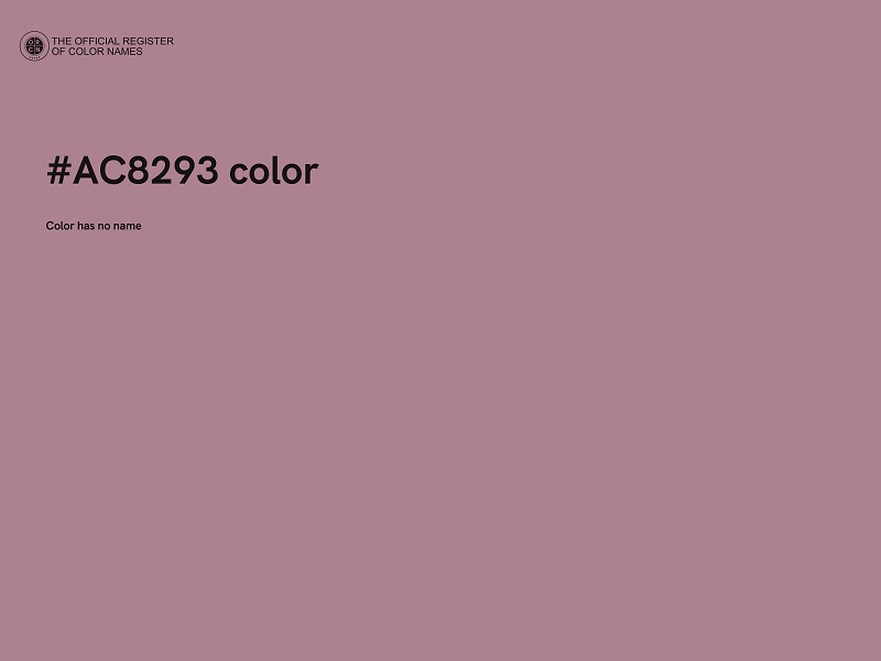 #AC8293 color image