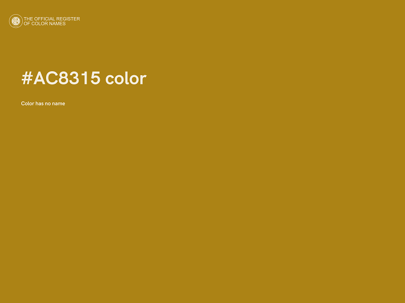 #AC8315 color image