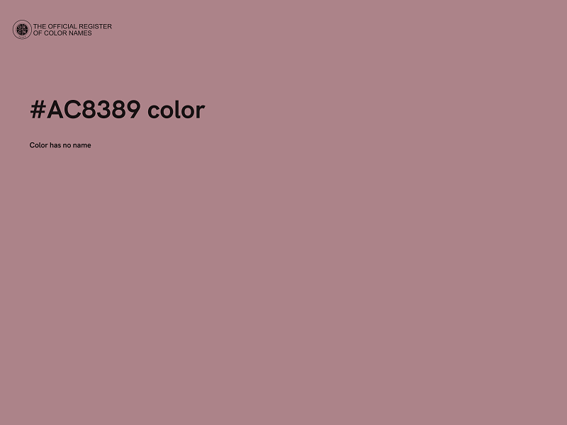 #AC8389 color image