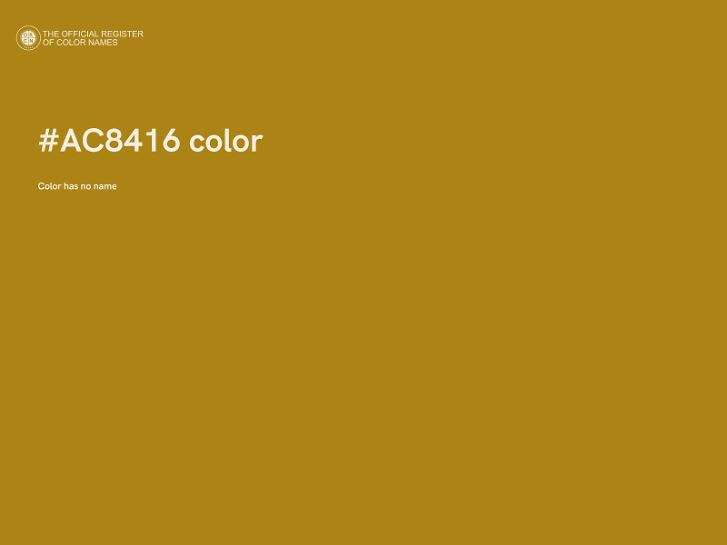 #AC8416 color image