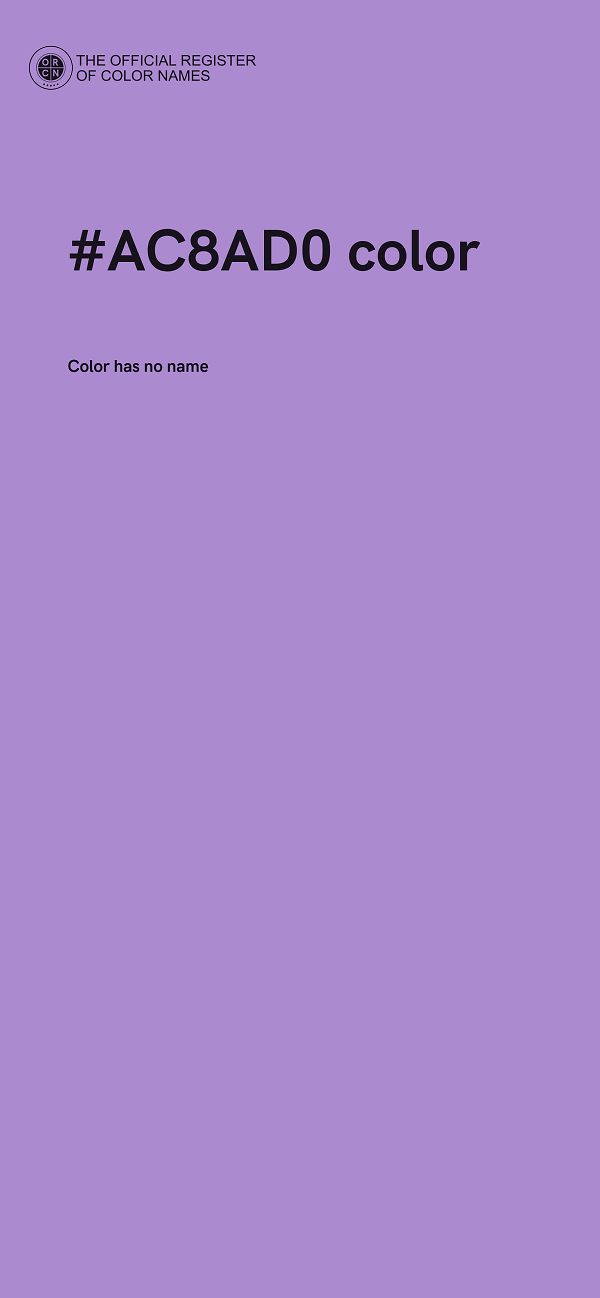 #AC8AD0 color image