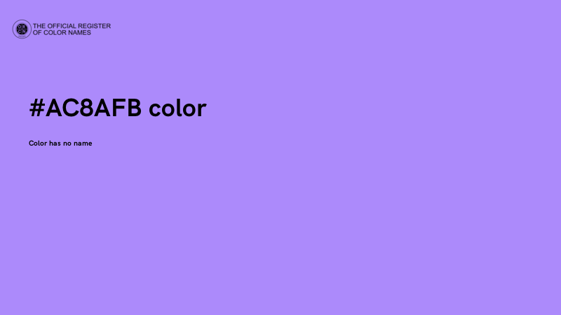#AC8AFB color image