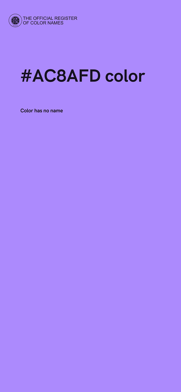 #AC8AFD color image