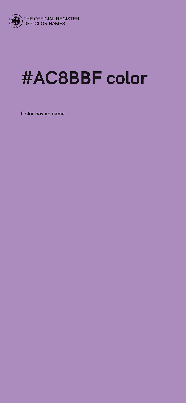 #AC8BBF color image
