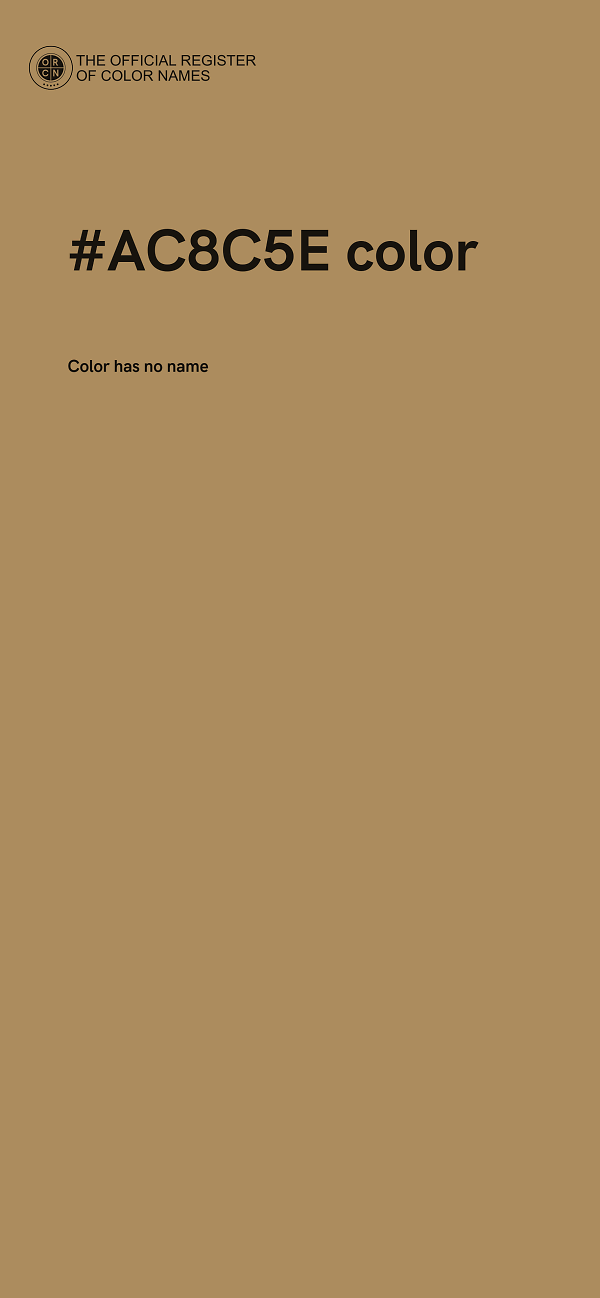 #AC8C5E color image