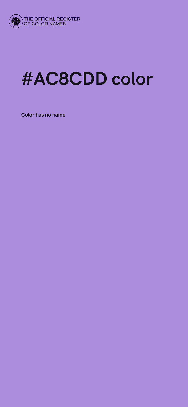#AC8CDD color image