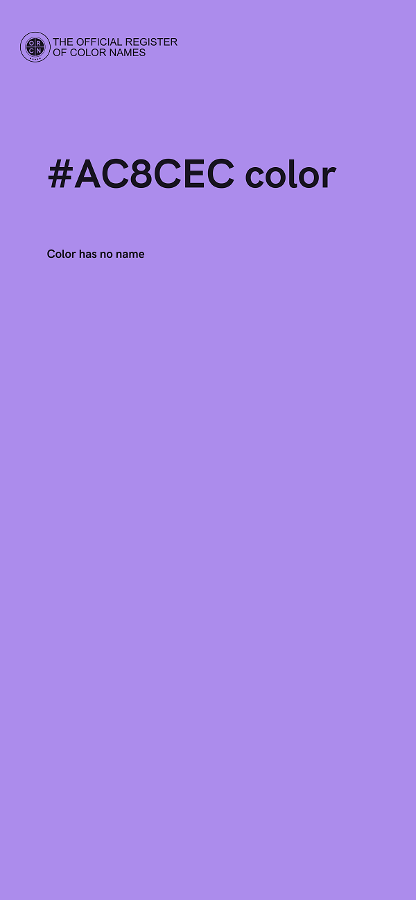 #AC8CEC color image