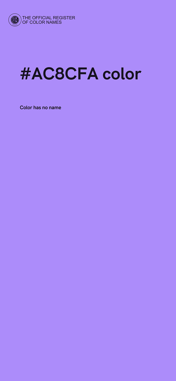 #AC8CFA color image