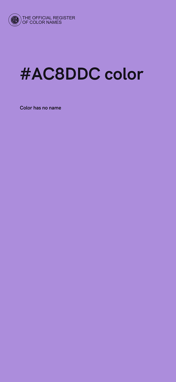 #AC8DDC color image