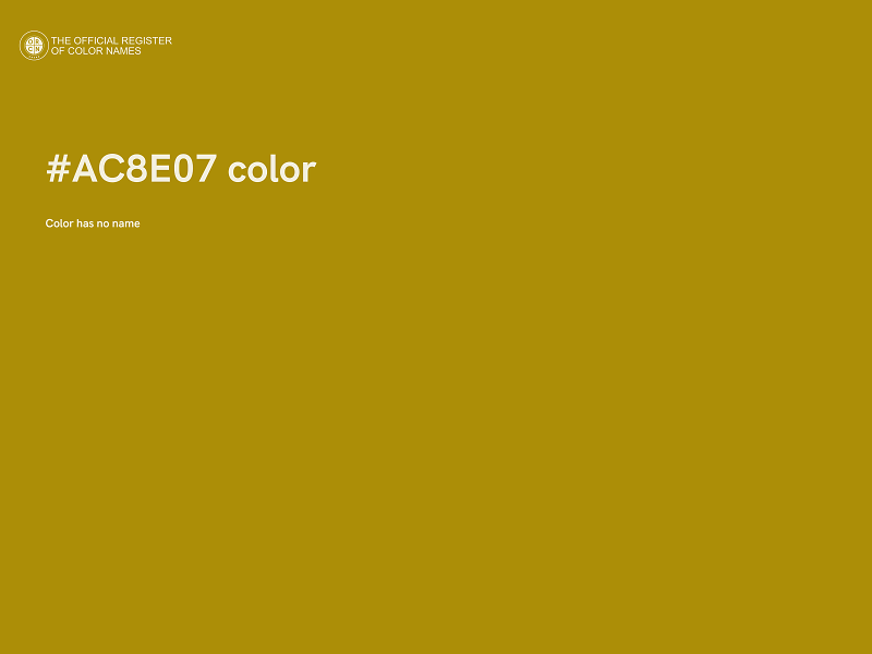 #AC8E07 color image