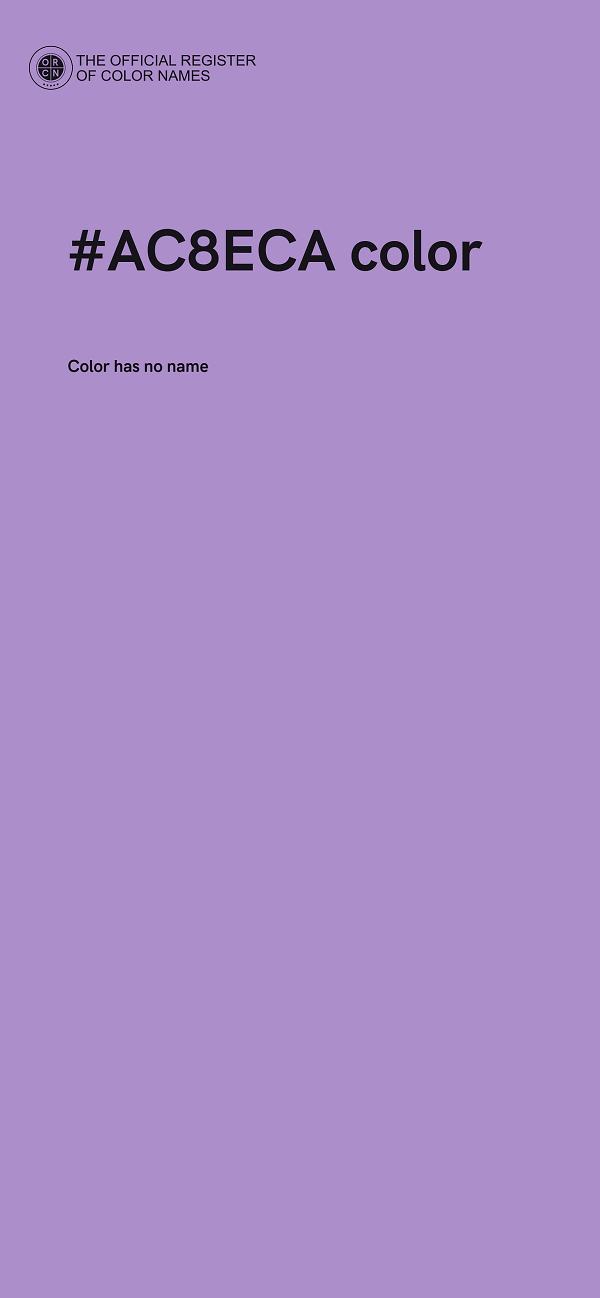 #AC8ECA color image