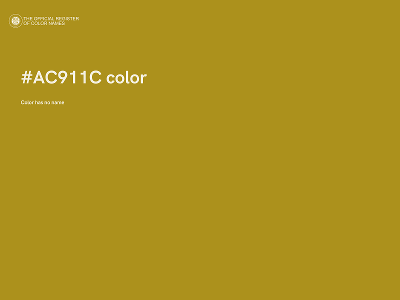 #AC911C color image