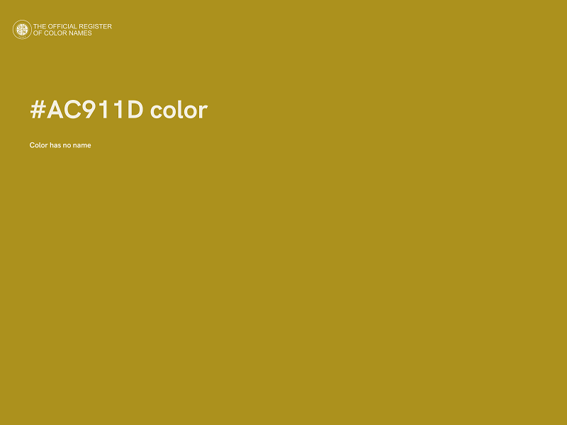 #AC911D color image