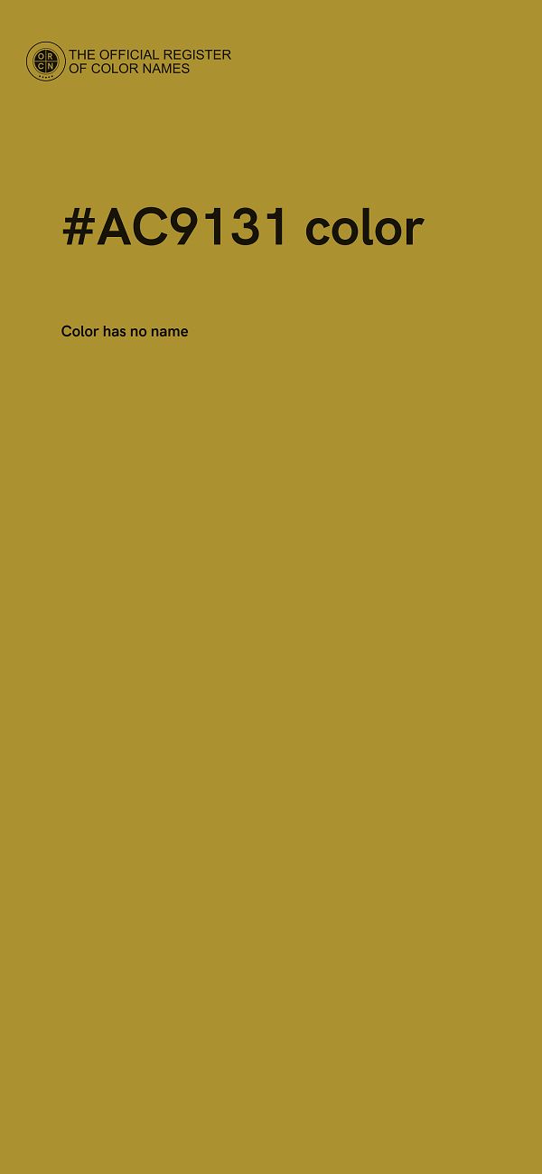 #AC9131 color image