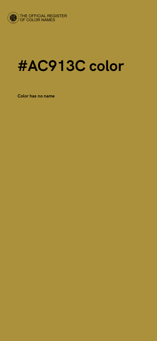 #AC913C color image