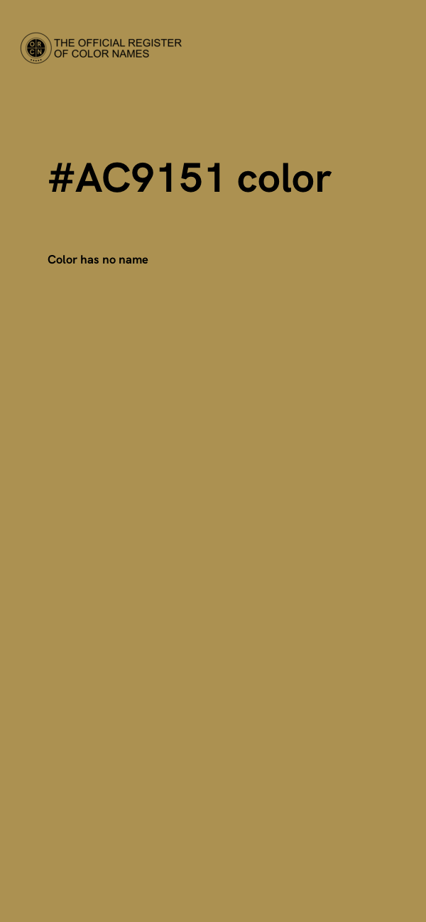 #AC9151 color image