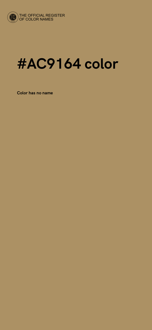 #AC9164 color image
