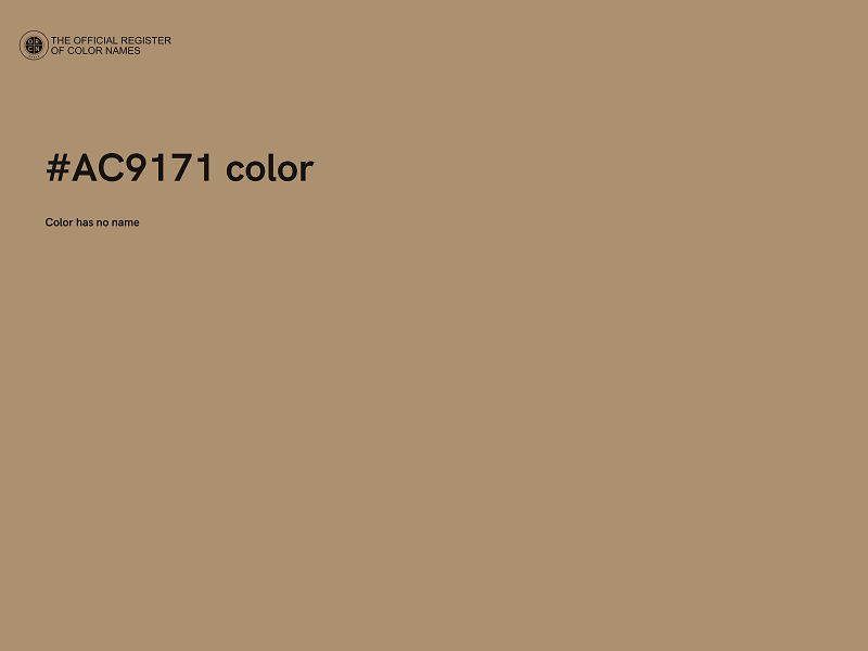#AC9171 color image