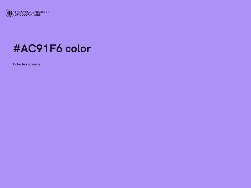 #AC91F6 color image