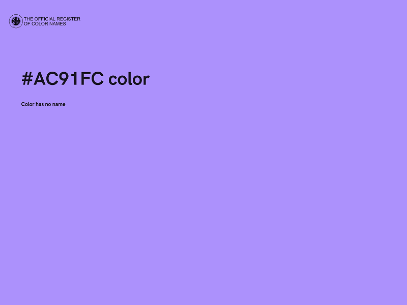 #AC91FC color image