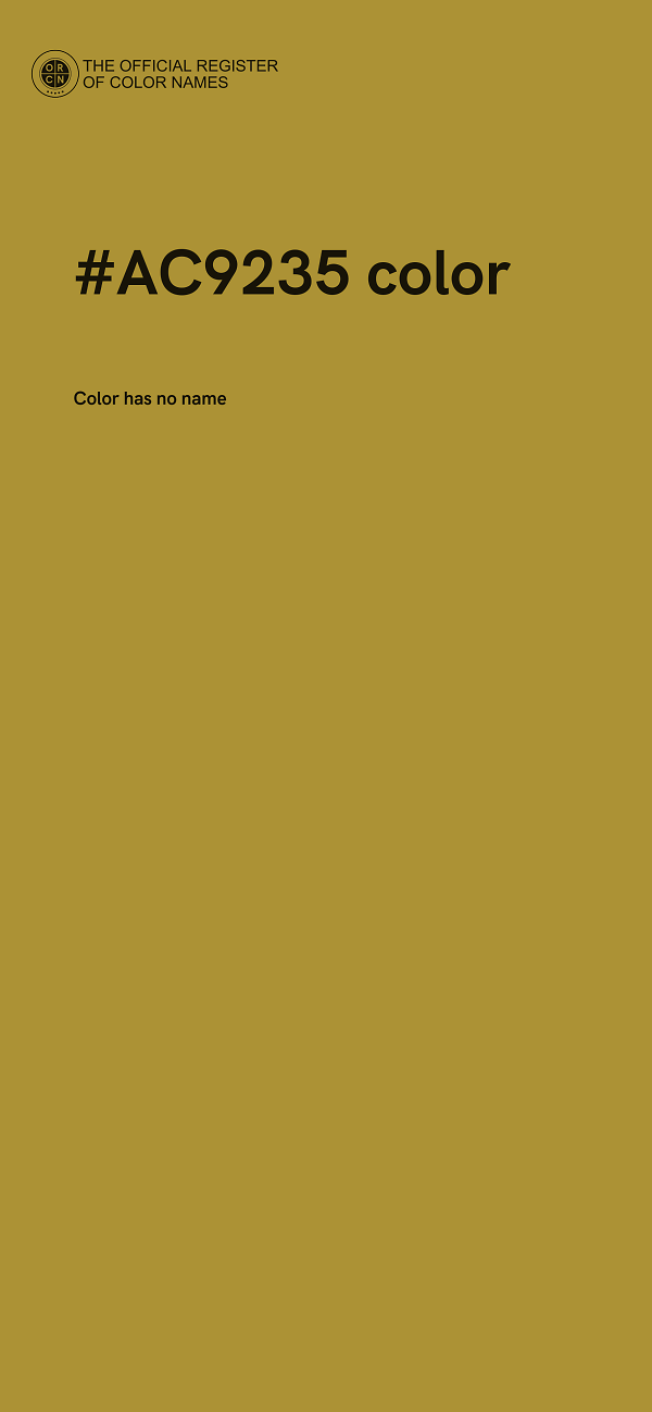 #AC9235 color image