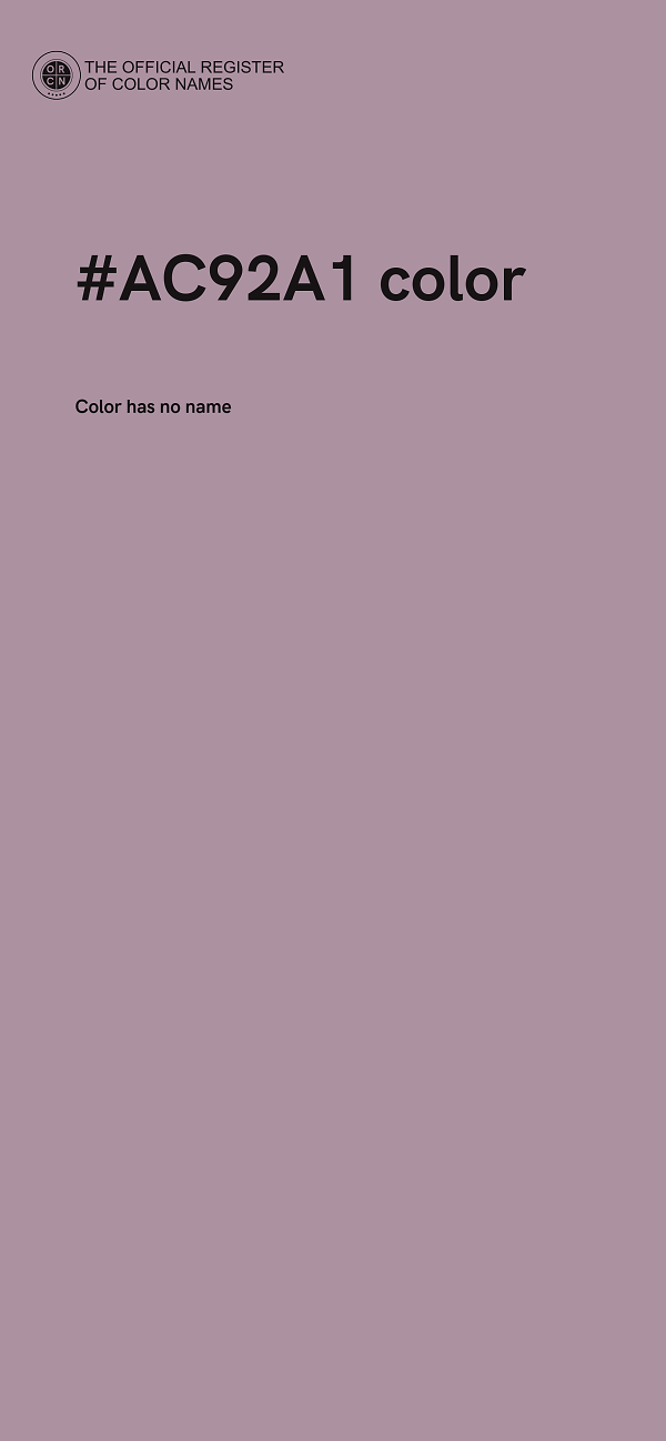 #AC92A1 color image