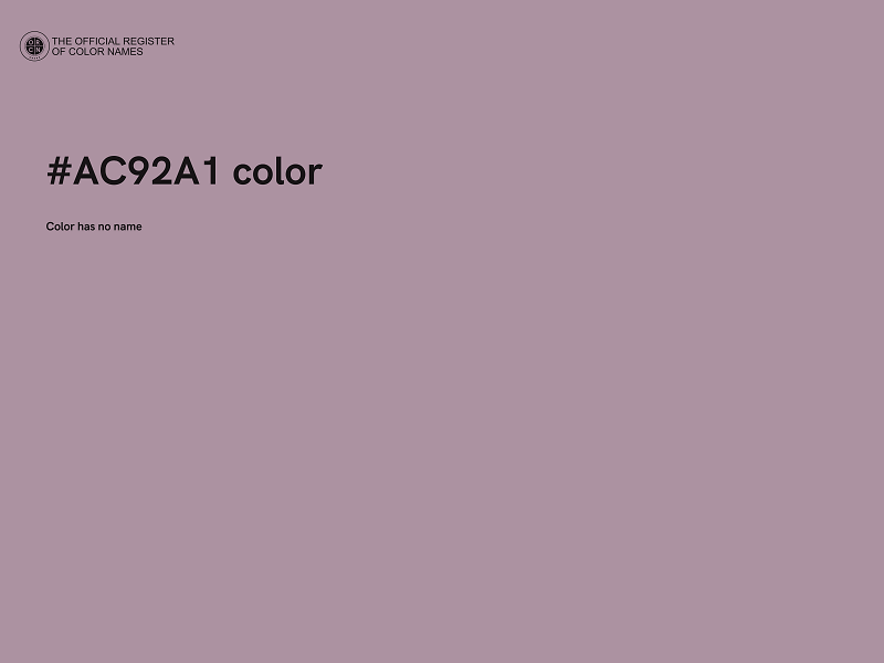 #AC92A1 color image