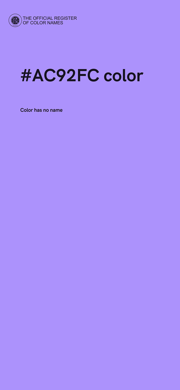 #AC92FC color image