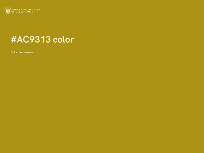 #AC9313 color image
