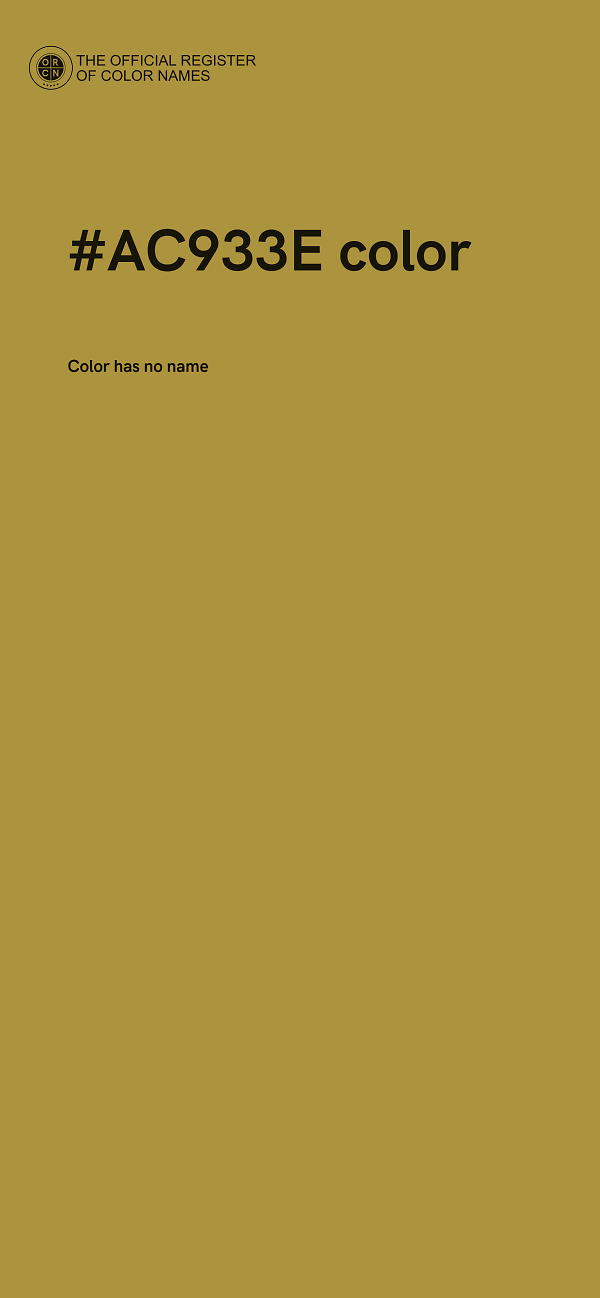 #AC933E color image