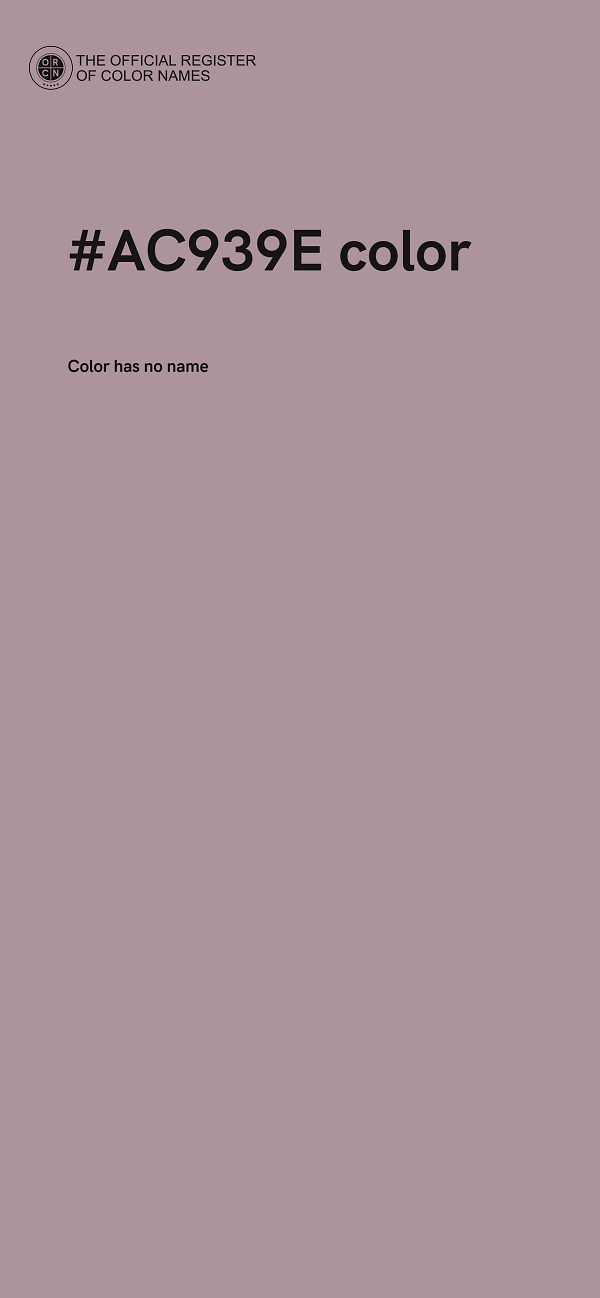 #AC939E color image