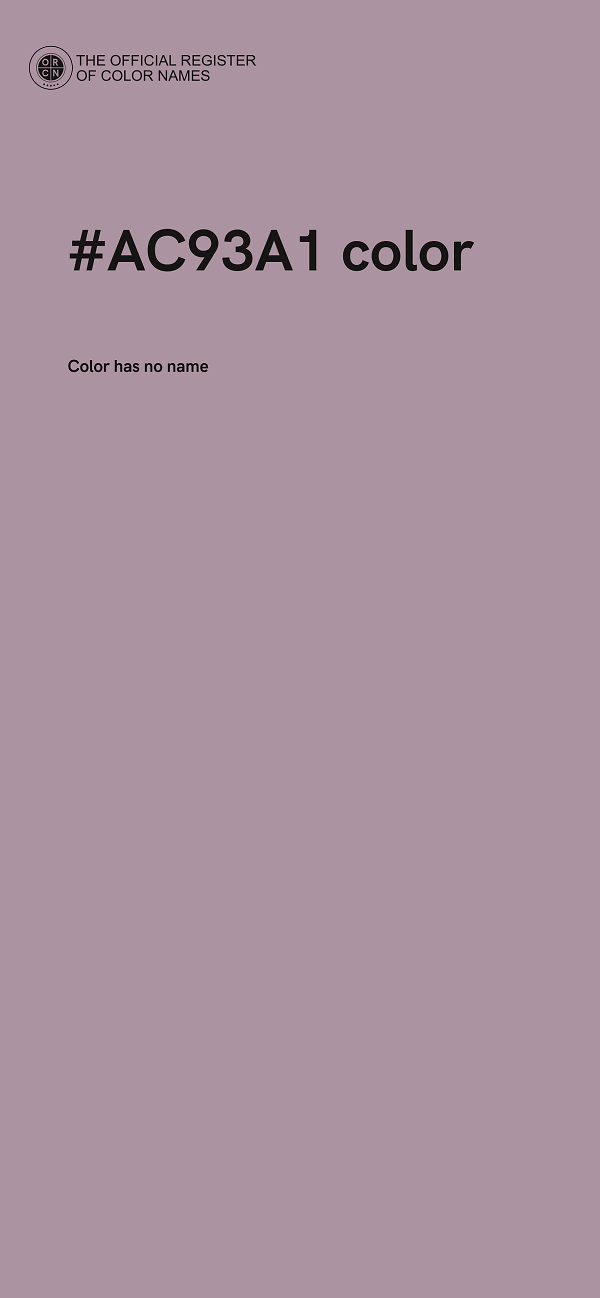#AC93A1 color image
