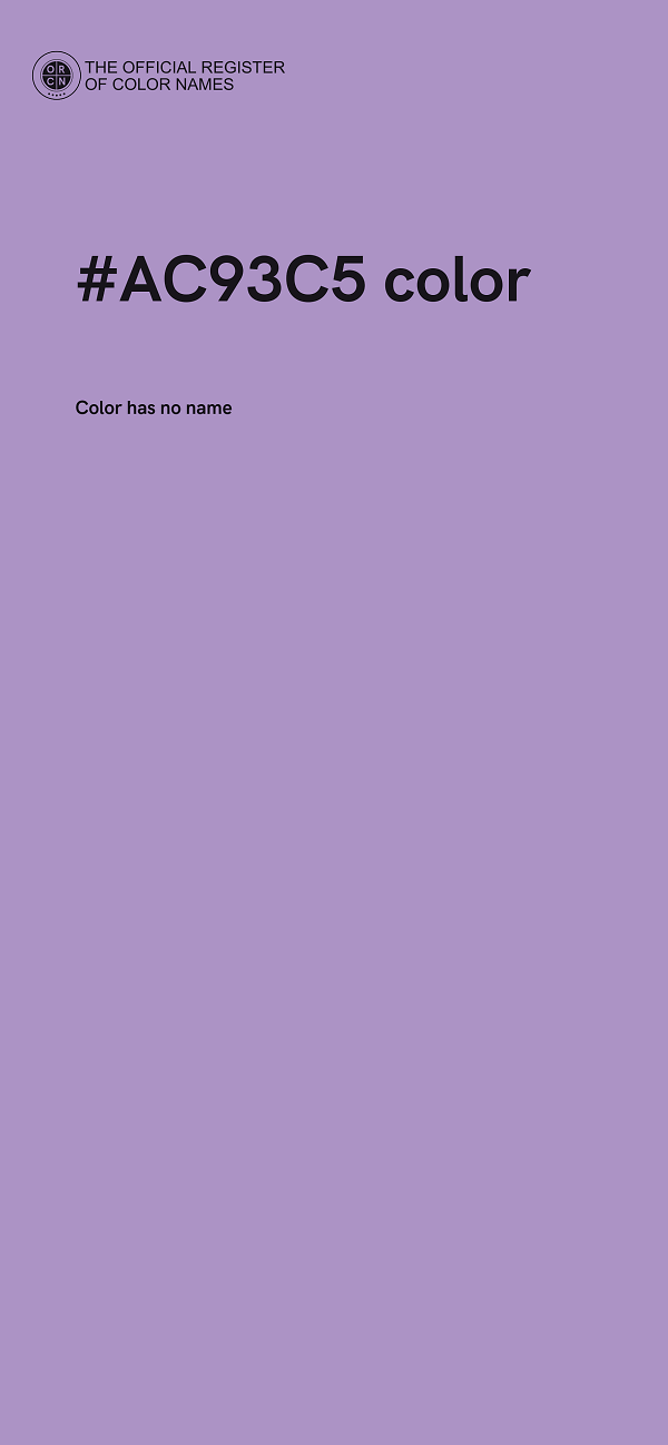 #AC93C5 color image