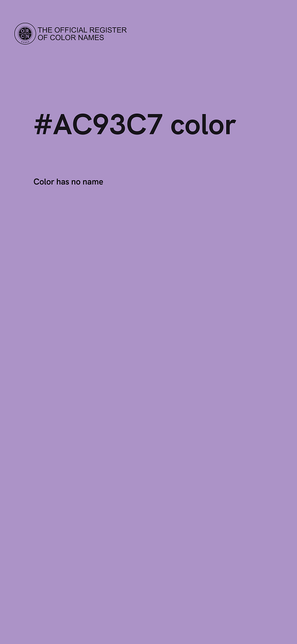 #AC93C7 color image