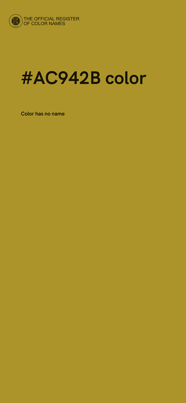 #AC942B color image