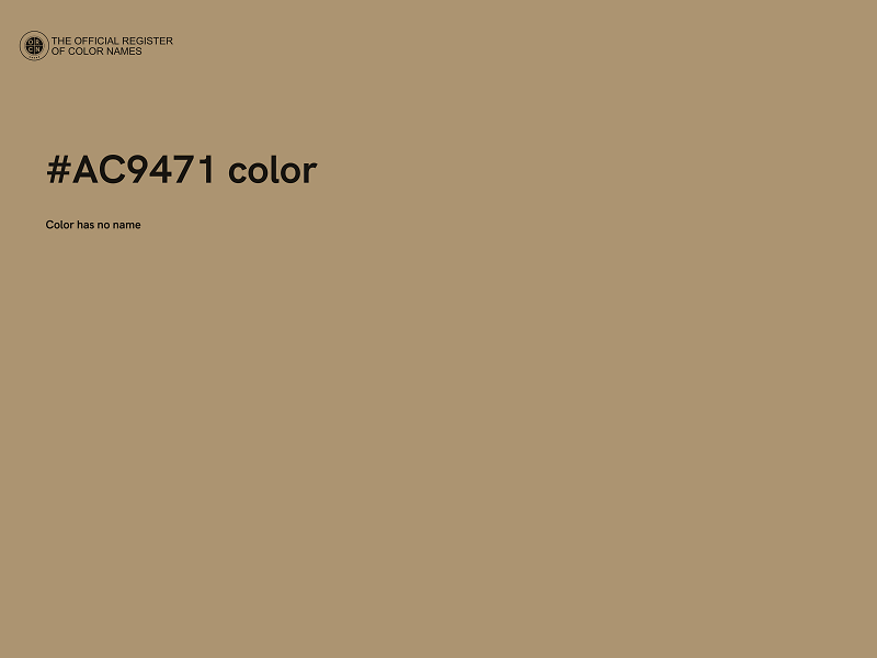 #AC9471 color image