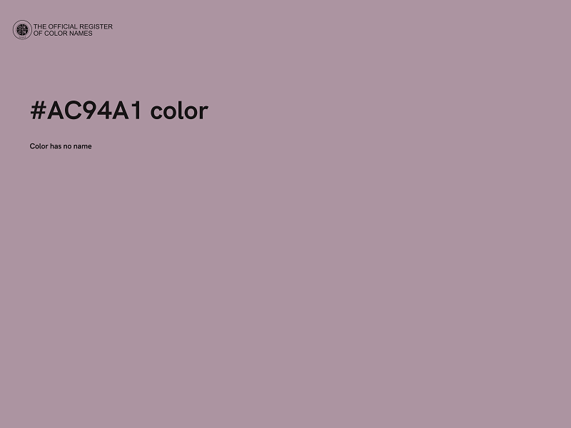 #AC94A1 color image