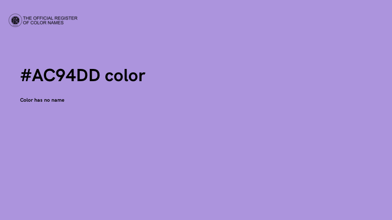 #AC94DD color image