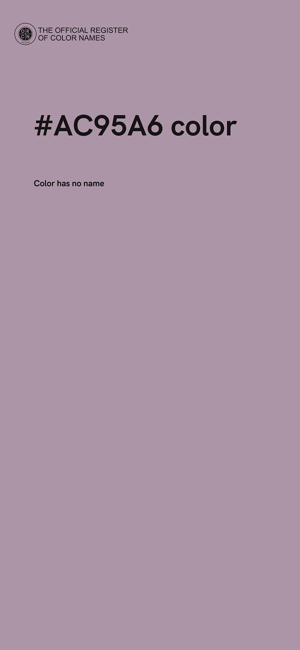 #AC95A6 color image