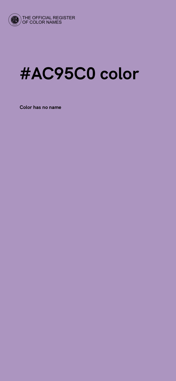 #AC95C0 color image