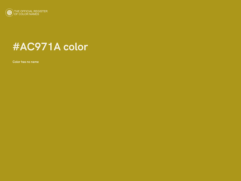 #AC971A color image
