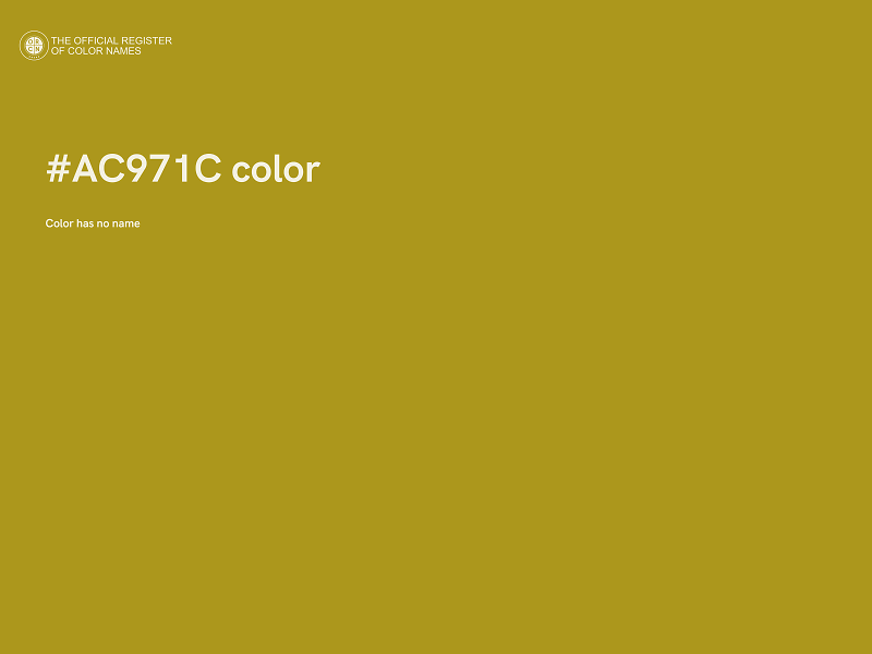 #AC971C color image