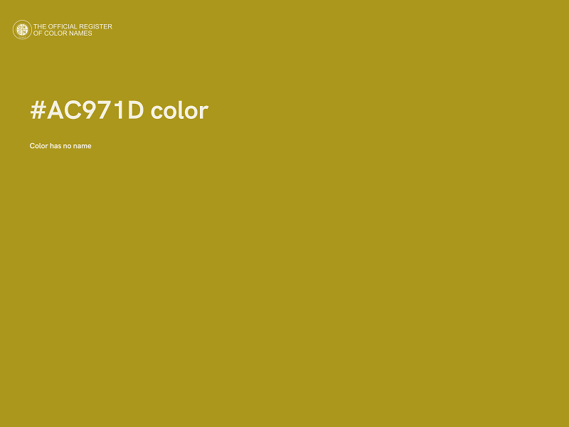 #AC971D color image