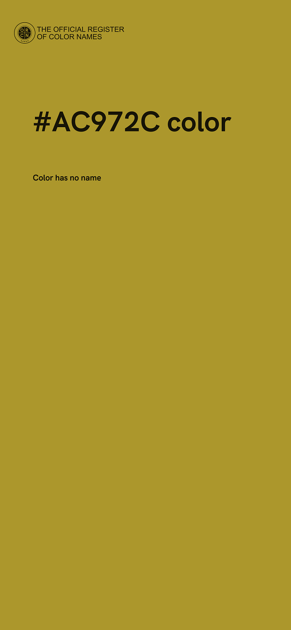#AC972C color image