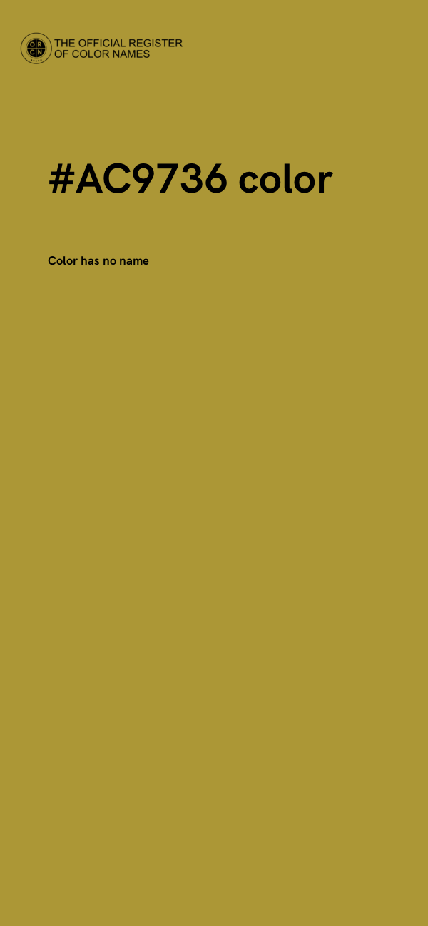 #AC9736 color image
