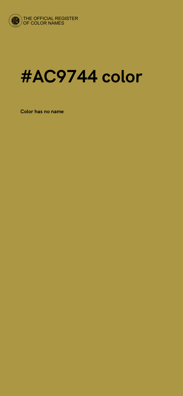 #AC9744 color image