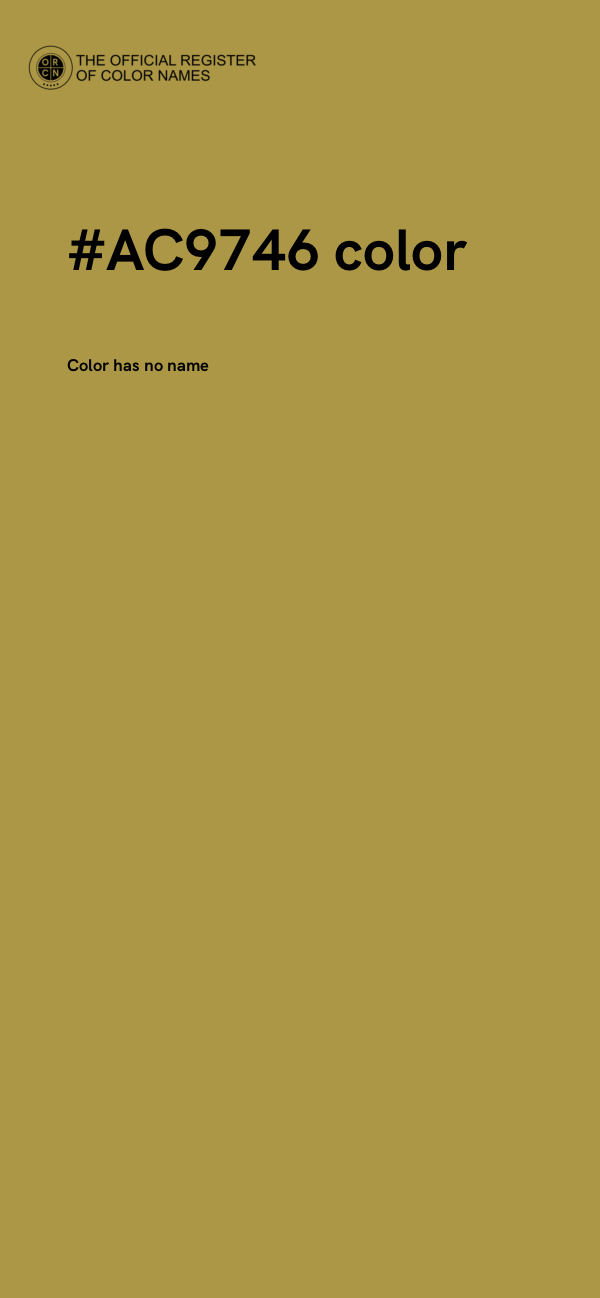 #AC9746 color image