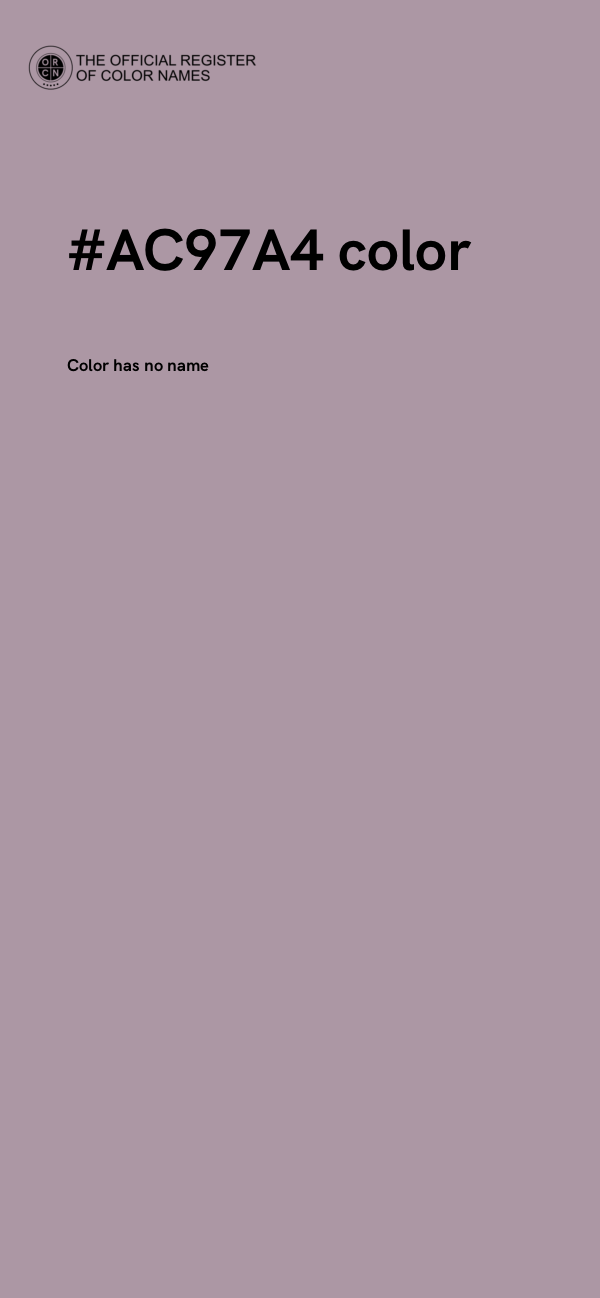 #AC97A4 color image