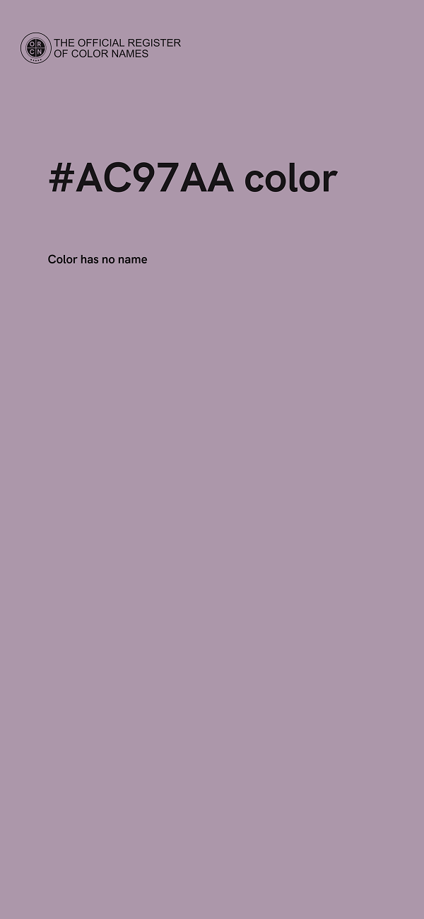 #AC97AA color image