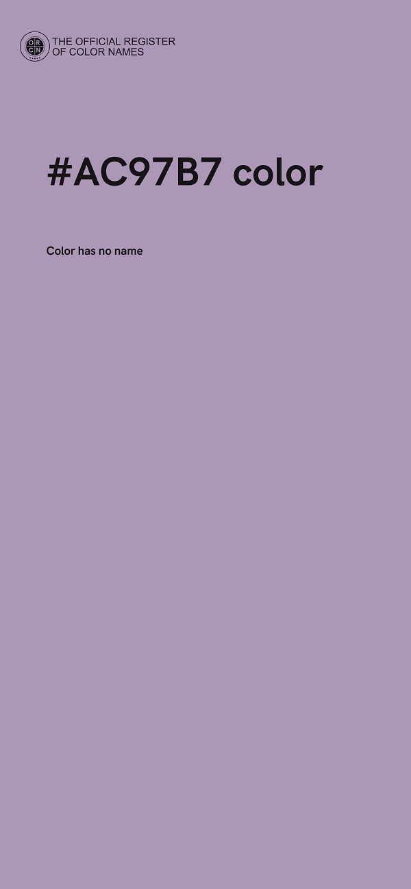 #AC97B7 color image